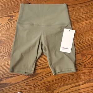 lululemon athletica Women's Olive High Rise 8” Shorts